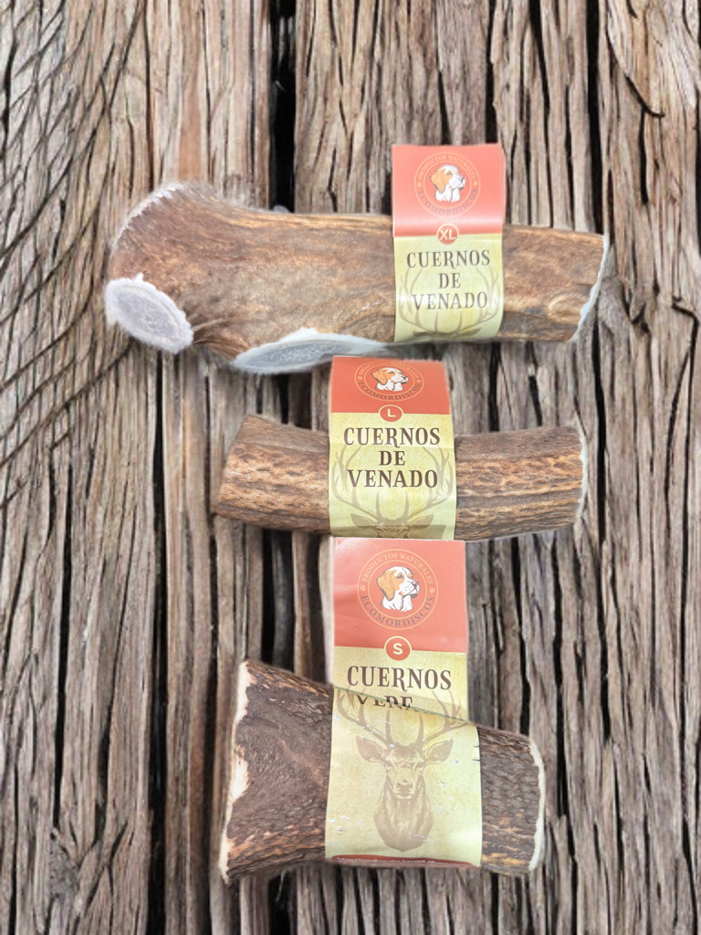 Asta de ciervo natural para perros - Ecomordiscos